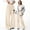 Beige, variant on Dpytoraw Girl's Bowknot Baggy Sweatpants Lightweight Straight Leg Athletic Pants with Pockets Size 13-14 Years