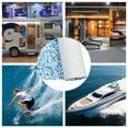 thumbnail image 2 of ToppiJoy 5mm Thickness EVA Boat Flooring Foam Decking Sheet Marine Floor Boat Mat Boat Carpet Sheet for Motorboat RV Yacht Kayak Surfboard Swimming Pool(Blue White Camouflage), 2 of 9