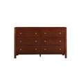 thumbnail image 6 of Glory Furniture Burlington 6-Drawers Bedroom Dresser in Cherry, 6 of 8