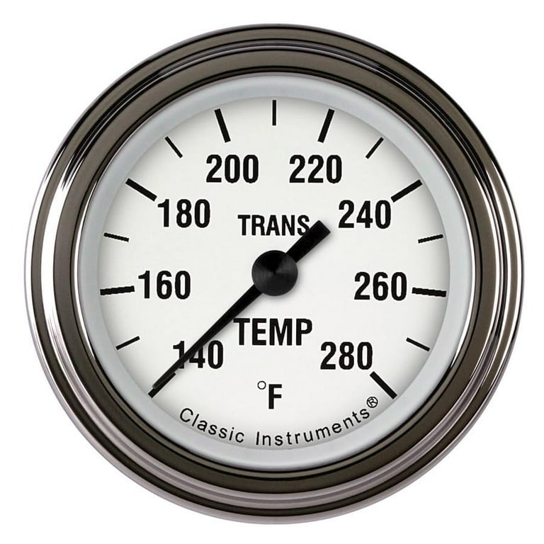 Classic Instruments White Hot Transmission Temp 2-1/8 Full Sweep WH127SLF Classic Instruments White Hot Transmission Temp 2-1/8 Full Sweep WH127SLF