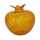 thumbnail image 5 of Florero de cristal decorativo para plantas hidropónicas, con forma de granada. Naranja, 5 of 9