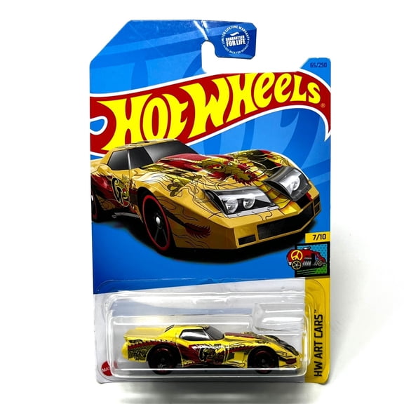 Hot Wheels HW Art Cars 76 Greenwood Corvette 7/10 1:64
