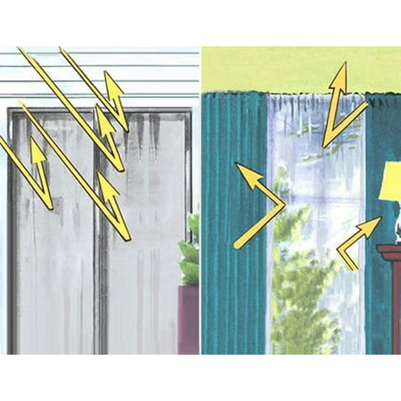 Wide Solar Curtain 63" Long X 36" (63" long ...