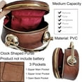 thumbnail image 4 of Baguery PVC Clock Shaped Crossbody Bag - Waterproof Adjustable Shoulder Purse for Women, 4 of 7