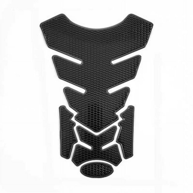 Pegatina Universal para tanque de combustible para motocicleta, alfombrilla de hueso de pescado, Protector de tanque de Gas y aceite, pegatina decorativa para cubierta de motocicleta