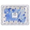 thumbnail image 4 of Freshness Guaranteed 1/4 Sheet White Cake with Blue and White Buttercream Icing, 55 oz, 4 of 6