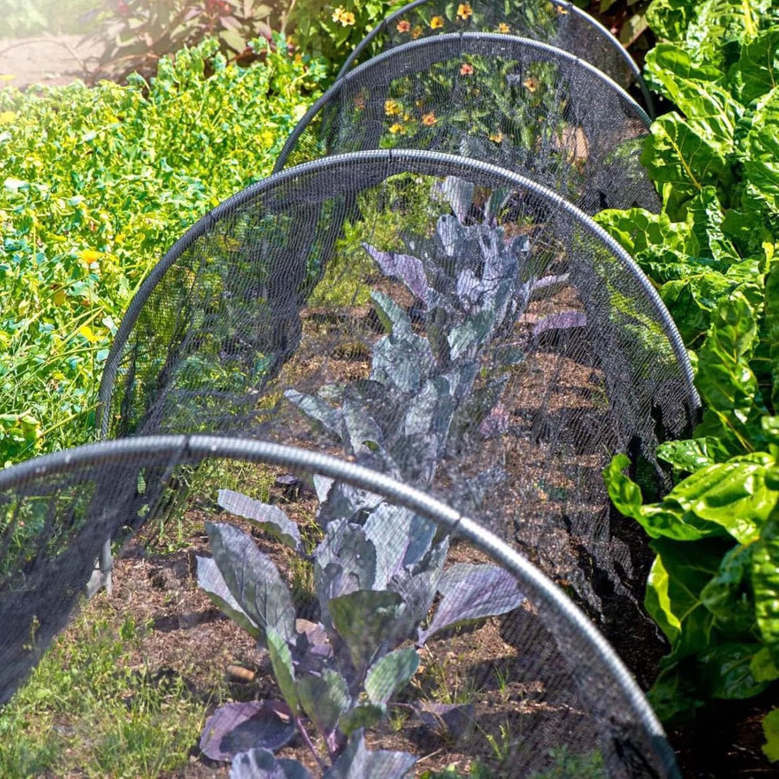 OIUR Garden Mesh Netting Breathable Bird Net Barrier Mosquito Insects Proof Netting Screen for Plants Vegetables Patios Balconies Terrace