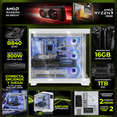 thumbnail image 3 of PC Gamer Completa DXT GAMING AMD Radeon RX 9070 XT 16GB Ryzen 9 9900X 16GB DDR5 SSD 1TB Sistema Liquido WIFI Monitor Curvo 31.5 180Hz White para gaming competitivo y streaming, 3 of 6