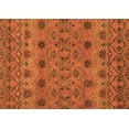 thumbnail image 1 of Ahgly Company Indoor Rectangle Abstract Orange Modern Area Rugs, 3' x 5', 1 of 4