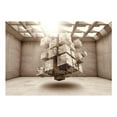thumbnail image 3 of Tiptophomedecor 3D Illusion Wallpaper Wall Mural - Prison Of The Space, 3 of 4