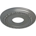 thumbnail image 3 of Ekena Millwork 12 1/4"OD x 4"ID x 1 1/8"P Jackson Ceiling Medallion (Fits Canopies up to 7 3/8"), Hand-Painted Silver, 3 of 8