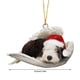 thumbnail image 2 of Colgante Navideo De Perro, Adorno Para El Rbol, Cristal Artesanal, Diseo Elegante, Ideal Para Decoracin Navidea, Regalo, Adorno Para El Hogar O La Oficina, Acabado Brillante, Adorno, Ukhbmc, 2 of 8