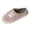 B, variant on House Slippers - Thermal Plush Indoor Home Shoes with Thick Sole and Non Slip Bottom, Warm Slip On Slippers for Winter (Grey, 9.5)
