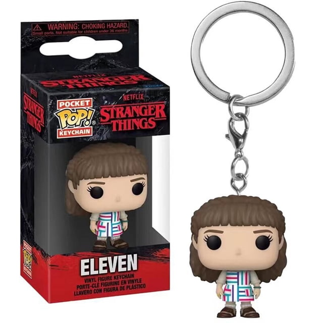 Funko POP-llavero de personajes de Stranger Things, juguete de figuras de vinilo de personajes de Stranger Things, once, Demogorgon, DUSTIN, Barb, Steve, Robin