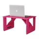 thumbnail image 5 of Ultra-thin Folding Table Home Office Bed Laptop Stand Student Dormitory Couch Table Tatami Bay Window Children's Reading Desk My Lux Decor Round, 5 of 14