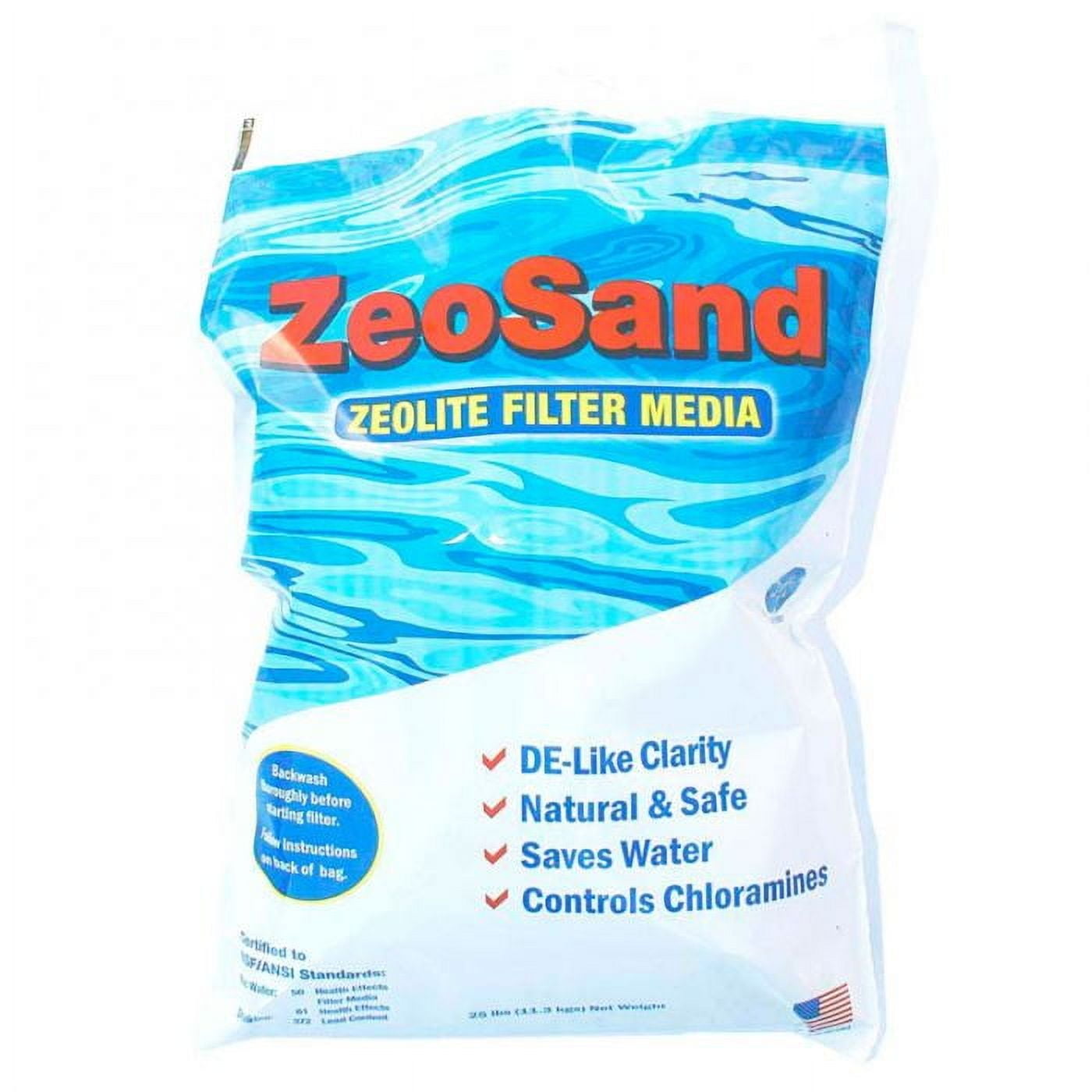 ZeoSand Zeolite Pool Filter Media – 50 lbs – Sand Filter
