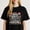Black-3, variant on Cute Turtle Graphic for Kids Fun School themed Casual Tee print T Shirt
