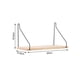 thumbnail image 1 of Estantes Estantes De Pared De Madera Nórdica Particiones De Una Palabra De Madera Maciza Pared Del Porche De La Sala De Estar Colgante De Pared Del Dormitorio Cateissary HA023374-00, 1 of 7