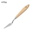 thumbnail image 3 of 4 Pieces 8# Painting Palette Knife Pointy Stainless Steel Art Spatula Scraper Mixing Tools, 3 of 7