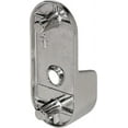 thumbnail image 7 of 10 Pack Chrome 30 mm x 15 mm Oval Closet Rod End Support with 5 mm Pins, 7 of 7