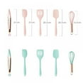 thumbnail image 4 of Silicone Cooking Utensils Kitchen Utensil Whisk Food clip Scraper Slotted shovel Duck Tongue Scraper Egg Beater, 4 of 5