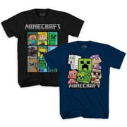 Minecraft Boy 2 PC Short Sleeve Shirt Size 8