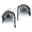 CPU GPU, variant on Replacement Laptops CPU GPU Cooling Fan Radiators for GL503 GL503V GL503VS Laptops Graphics Card Radiators Fan