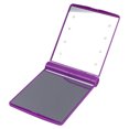 thumbnail image 1 of Foldable Led Makeup Mirror Light Square With Two-Sided Handheld Makeup Mirror, 1 of 8