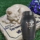 thumbnail image 4 of Pet Urn Memorial Ash Holder Funeral Kitty Keeping Precious Memories Contenedor de almacenamiento Recuerdo Final Reconfortante Lugar de Negro Salvador Urna de cremación, 4 of 10