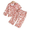 thumbnail image 6 of Boys Pajama Valentines Day Pjs Long Sleeve Bow Button Down Nightwear 5-6 Years Pajamas Boys, 6 of 9