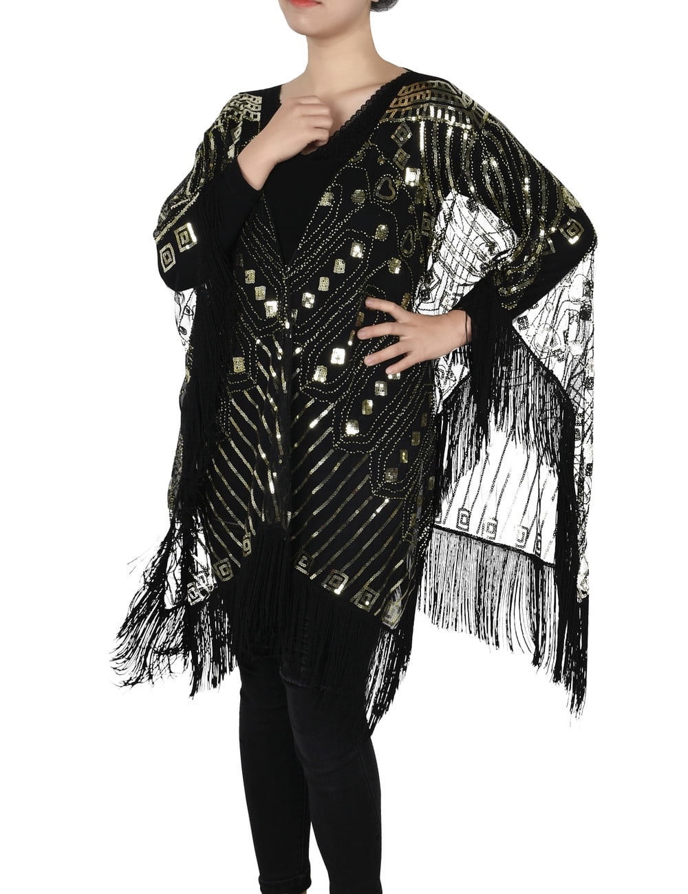 1920s evening cape sales