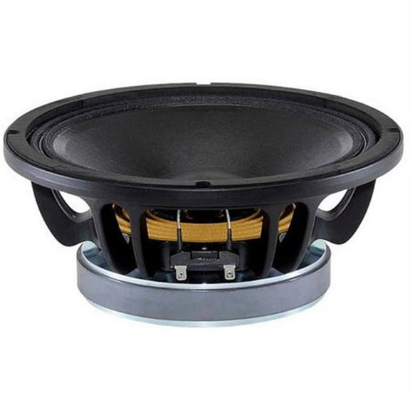 10-in Woofer w/8 Ohms Impedance & 500 Watts Continuous Power Handling Capacity & Ferrite Magnet