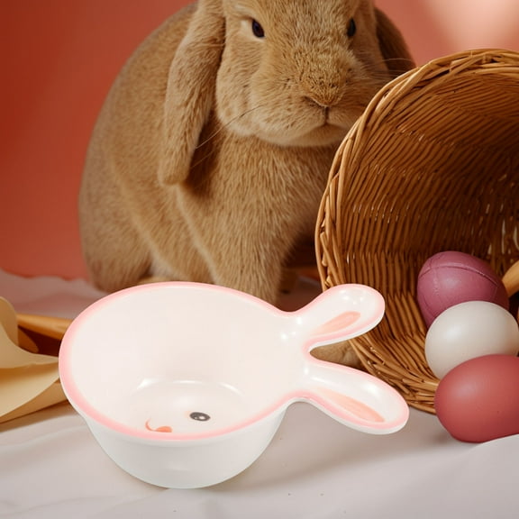 FRCOLOR Bunny Shaped Easter Bowl for Serving Fruit Bowl Candy Plate and Desserts Plate Serving Plate Dinner Plates for Festive Table Settings