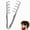 Gray, variant on Texture Comb for Men & Women, Root Lifting Hair Shaping Tool, Wide Spacing Teeth, Lightweight ABS Grip(Gray)