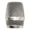 thumbnail image 1 of Maoww Grille de Microphone de Remplacement Portable Professionnelle Détachable Filaire Sans Fil avec Éponge Intégrée pour Fête KTV Concert Tête de Micro Type 5 Argent, 1 of 8