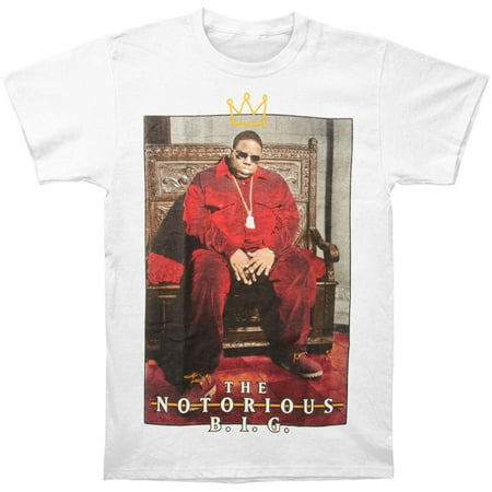 Notorious B.I.G. Men's  Biggie Crown Throne T-shirt
