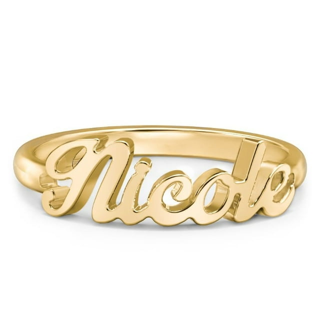 Bague de Nom Personnalisée
