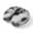 Black, White, Silver, variant on Neck Pillow, Abstract Elephants Memory Foam U-Shaped Travel Pillow for Airplane Car Train Office Nap, Portable Soft Head Neck Support for Sleeping & Reclining Oil Painting Splash Modern Art