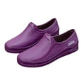 thumbnail image 3 of Juosiy Water-proof Garden Shoe for Women Outdoor Slip-On Rain Boots Short Ankle Non Slip Work Shoes, 3 of 6