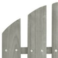 thumbnail image 5 of vidaXL Garden Chair with Ottoman Wood Grey, 5 of 5