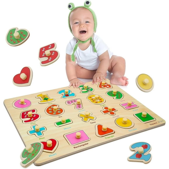 Wooden Peg Puzzles (Fruit)