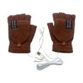 thumbnail image 2 of D-GROEE 1 Pair Women's & Men's USB Heated Gloves Mitten Full & Half Fingerless Winter Hands Warmer Laptop Gloves, 2 of 8