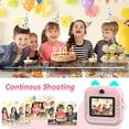 thumbnail image 6 of Rirool Instant Print Camera for Kids, 48MP 1080P HD Digital Camera with Bluetooth, 32GB Card, 5 Thermal Paper Rolls, Creative Accessories, Gift for Boys & Girls Ages 3–12 (Pink), 6 of 8