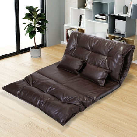 Jaxpety Floor Sofa Adjustable Leisure Lazy Lounge Video Gaming Sofa Bed