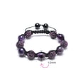 thumbnail image 4 of Bling Jewelry Mens Black Navy Blue Gold Bead Pave Crystal Ball Strand Bracelet, 4 of 5
