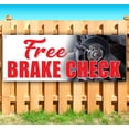 thumbnail image 2 of Free Brake Check 13 oz Vinyl Banner With Metal Grommets, 2 of 5