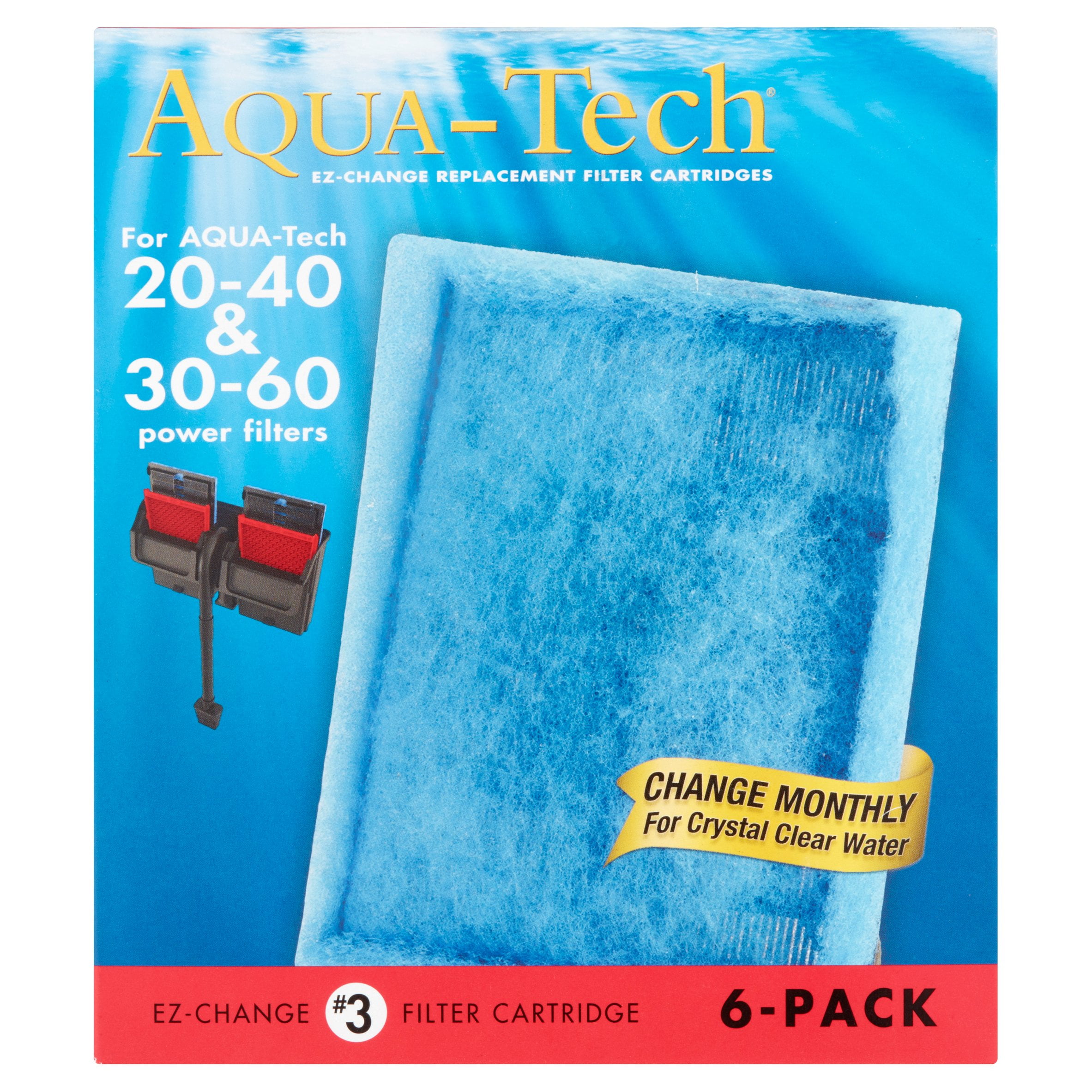 For Aqua Tech 20-40,30-60 Power Filter EZ Change #3 Cartridge Generic Carbon Pad 
