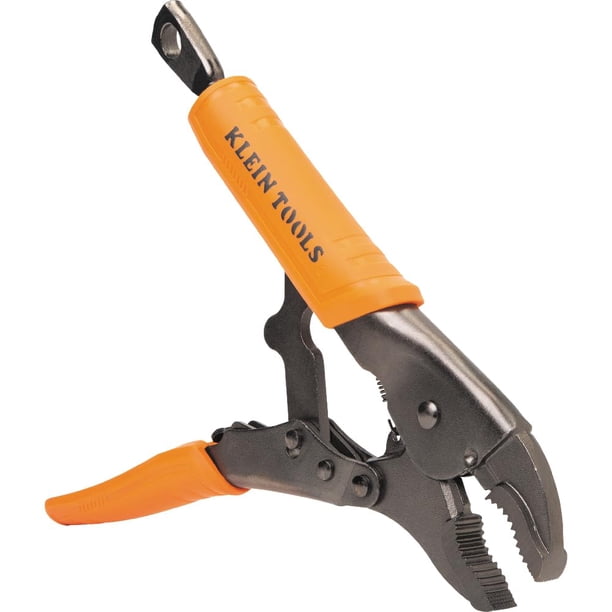 Pinzas de bloqueo Klein Tools 38602 con mordaza curva de 25 cm