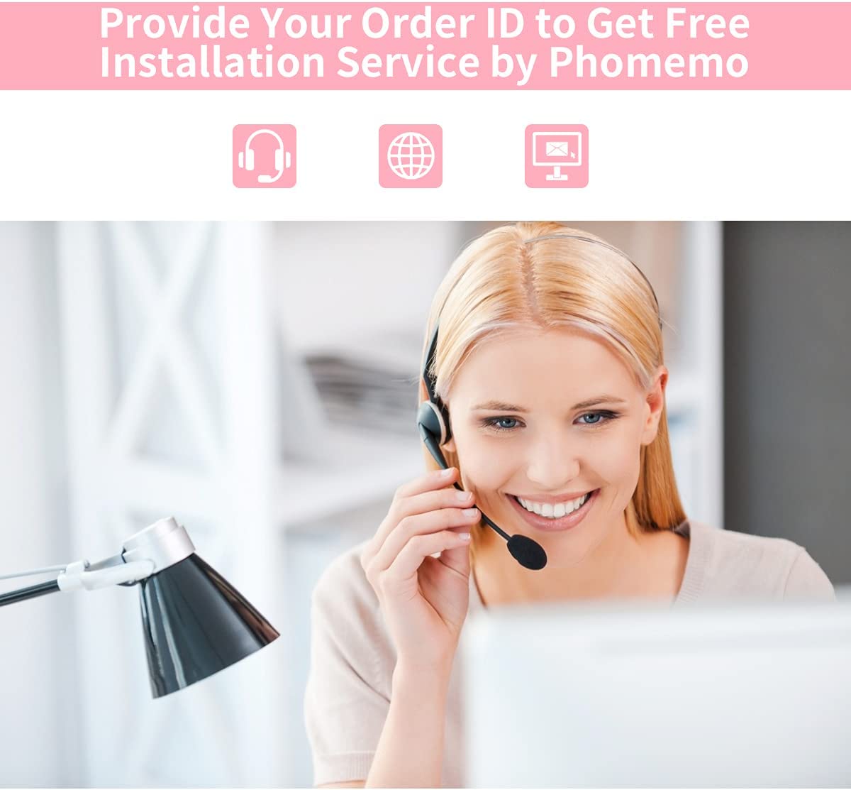 Buy Pink Label Printer, Phomemo Thermal Label Printer for Shipping Packages, Shipping Label