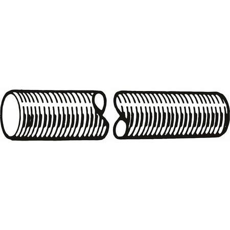 

-0.7 x 1 m Plain Steel Threaded Rod (6 Pieces)